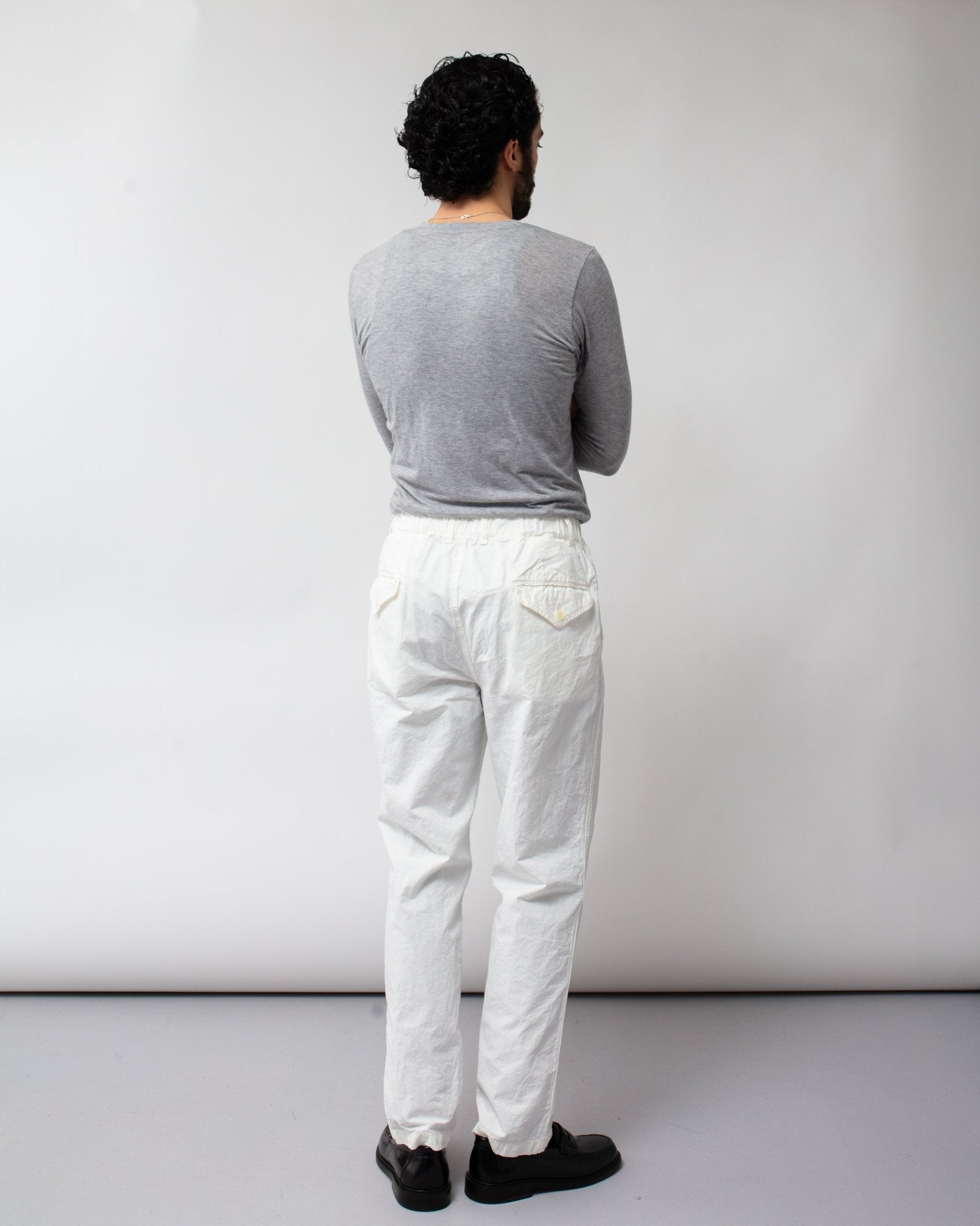 High Density Tapered Pant Off White - SAGE DE CRET