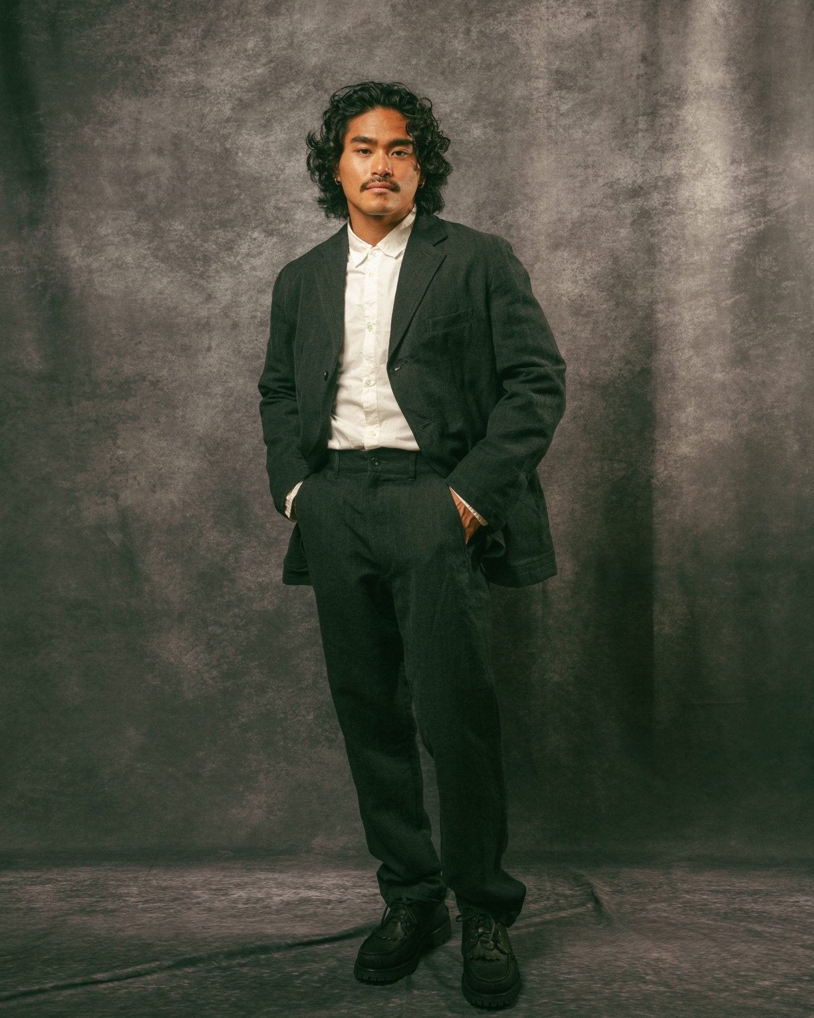 Serge Tapered Pants - Charcoal - SAGE DE CRET