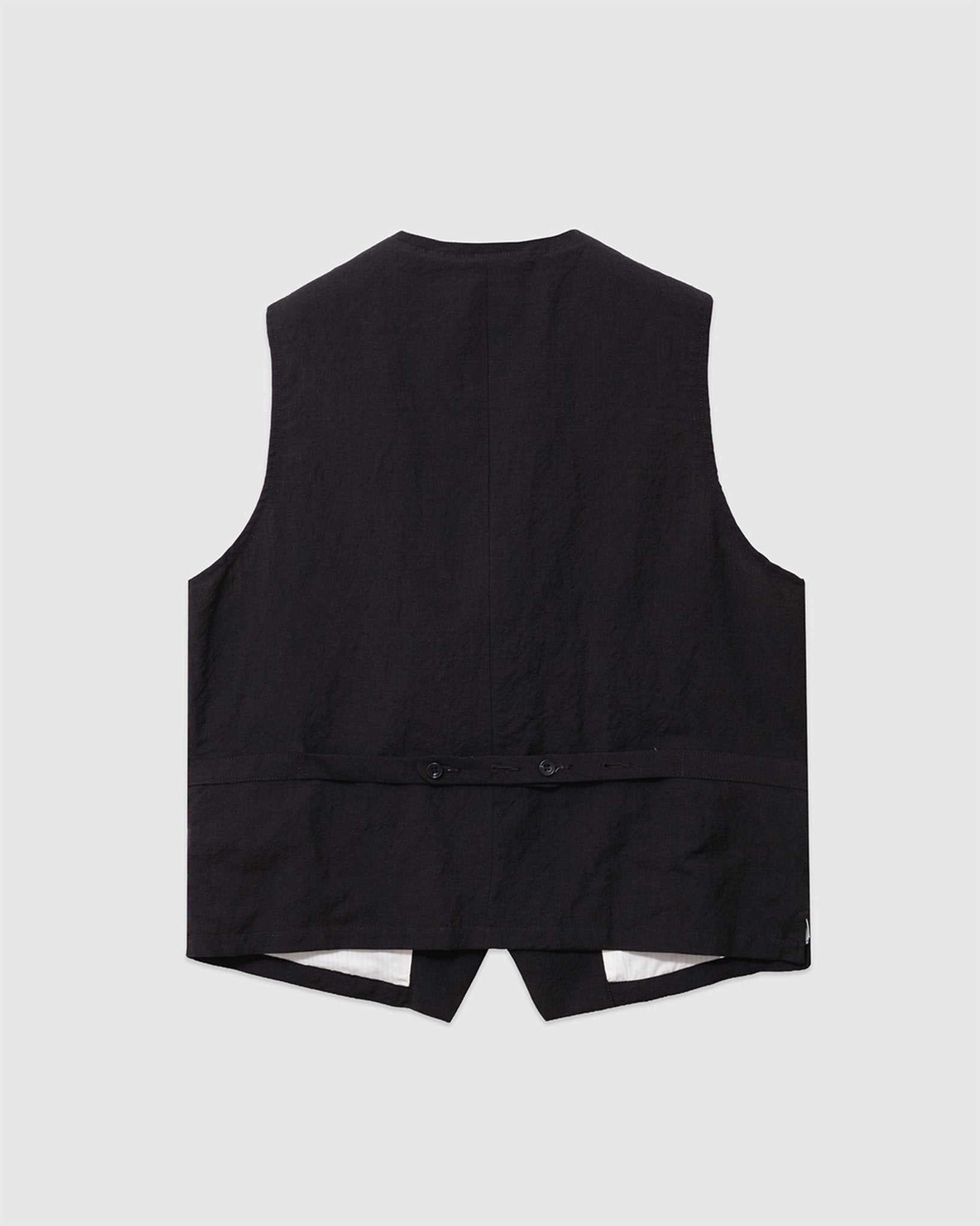 Tumble Washed Classic Vest Brown - SAGE DE CRET