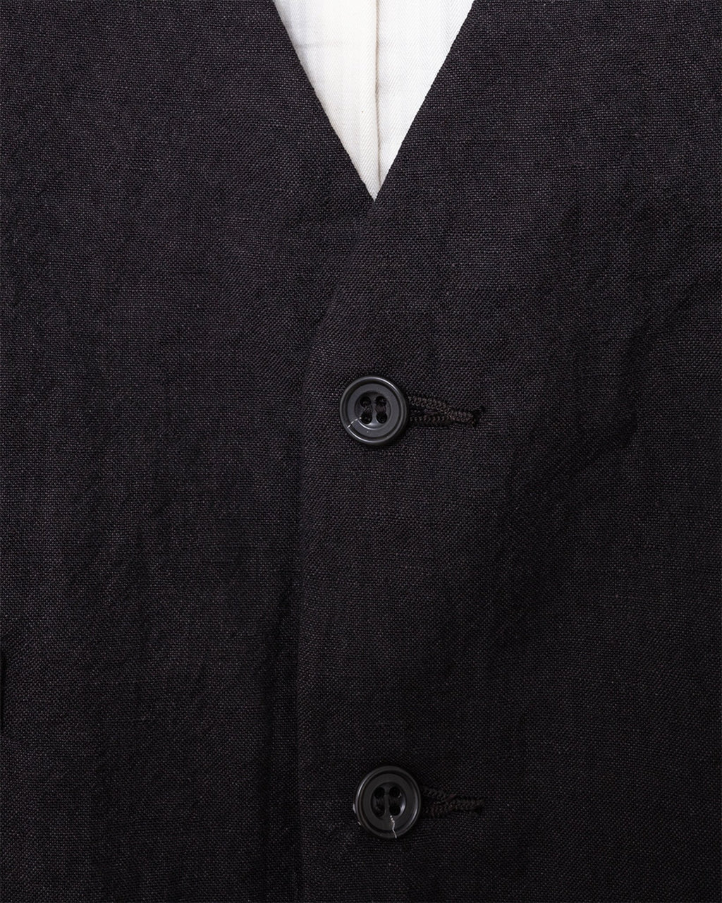 Tumble Washed Classic Vest Brown - SAGE DE CRET