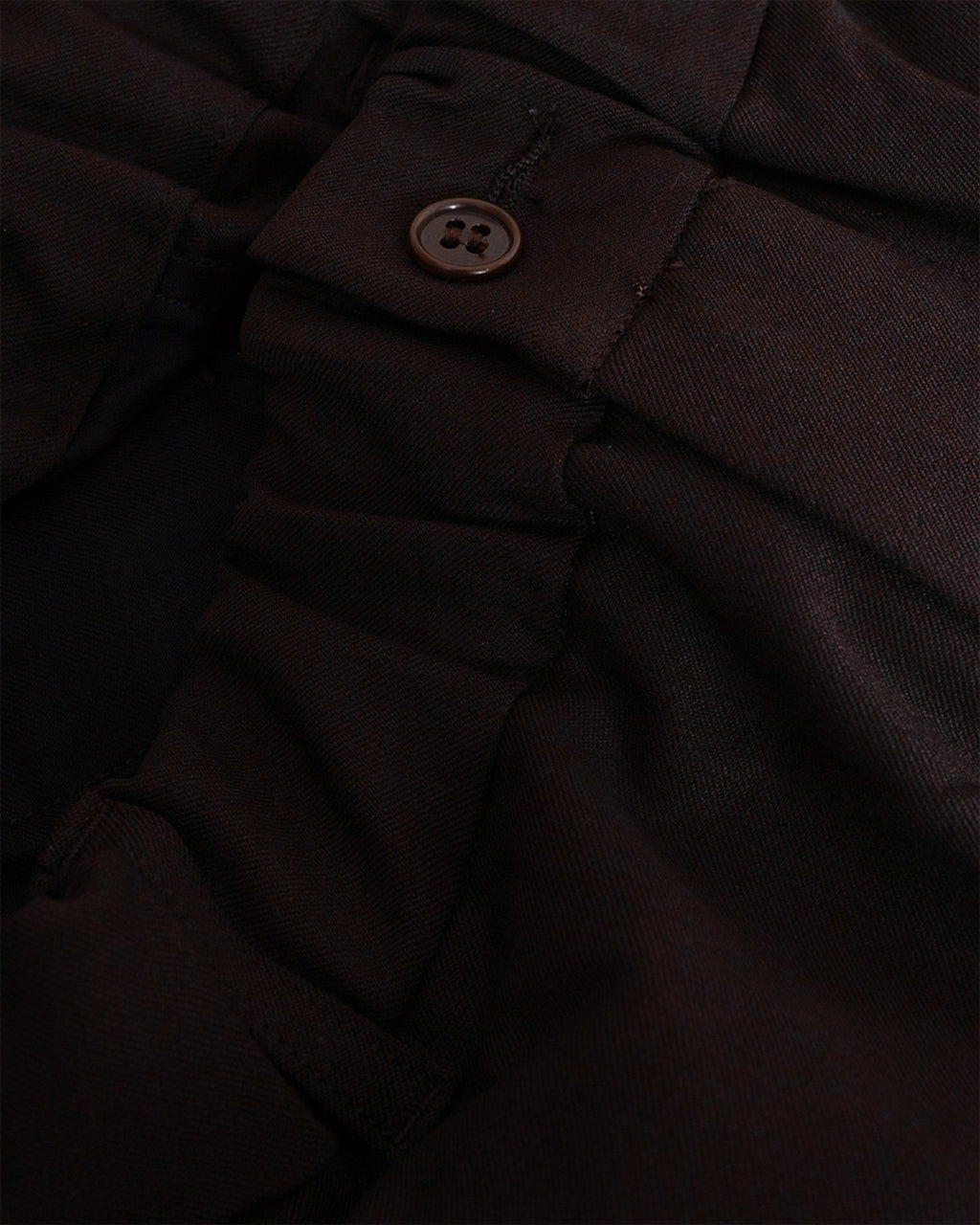 Twill Stretch Tapered Easy Pants Brown - SAGE DE CRET