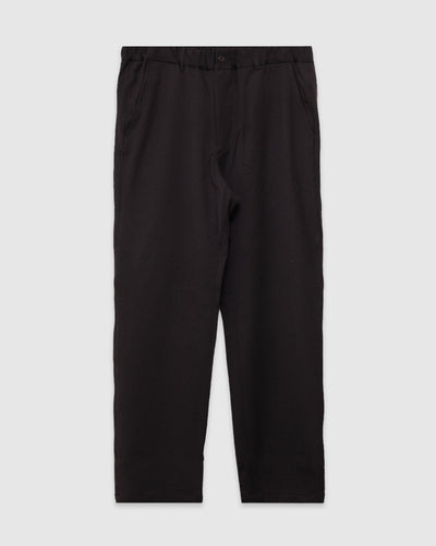 Twill Stretch Tapered Easy Pants Brown - SAGE DE CRET