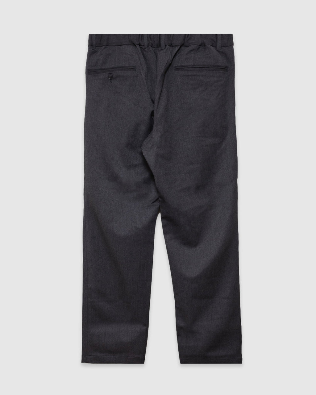 Twill Stretch Tapered Easy Pants Charcoal - SAGE DE CRET