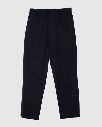 Twill Stretch Tapered Easy Pants FW Black - SAGE DE CRET