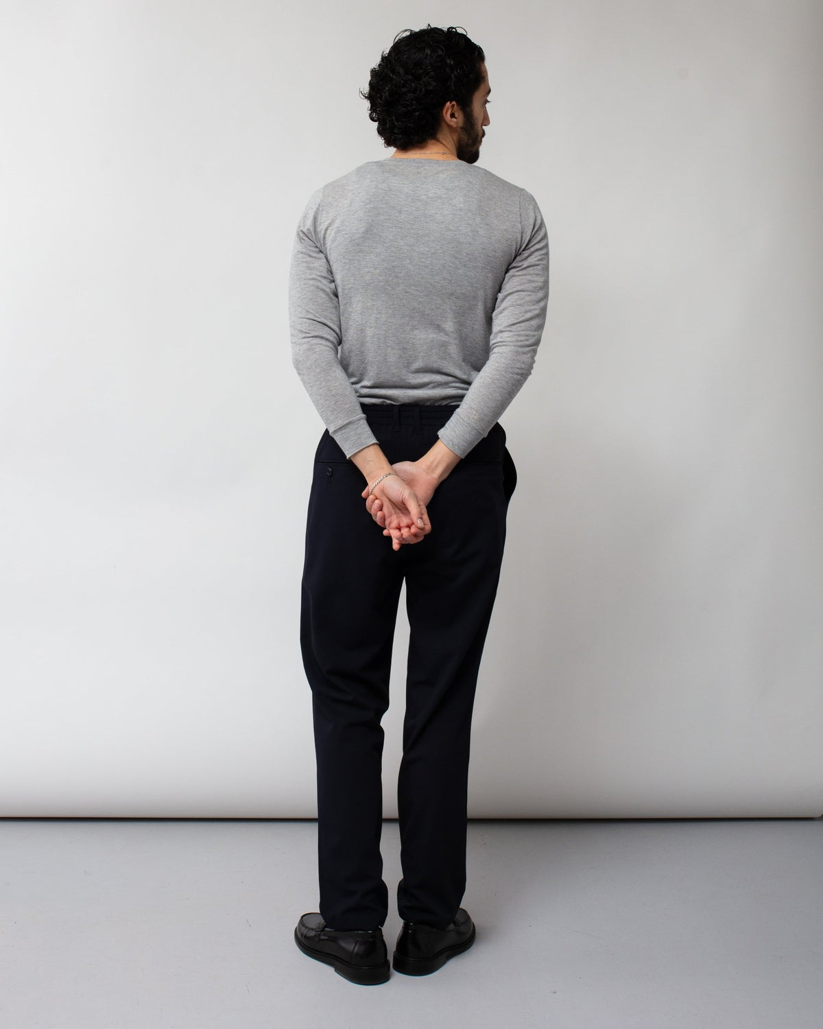 Twill Tapered Easy Pant Navy - SAGE DE CRET