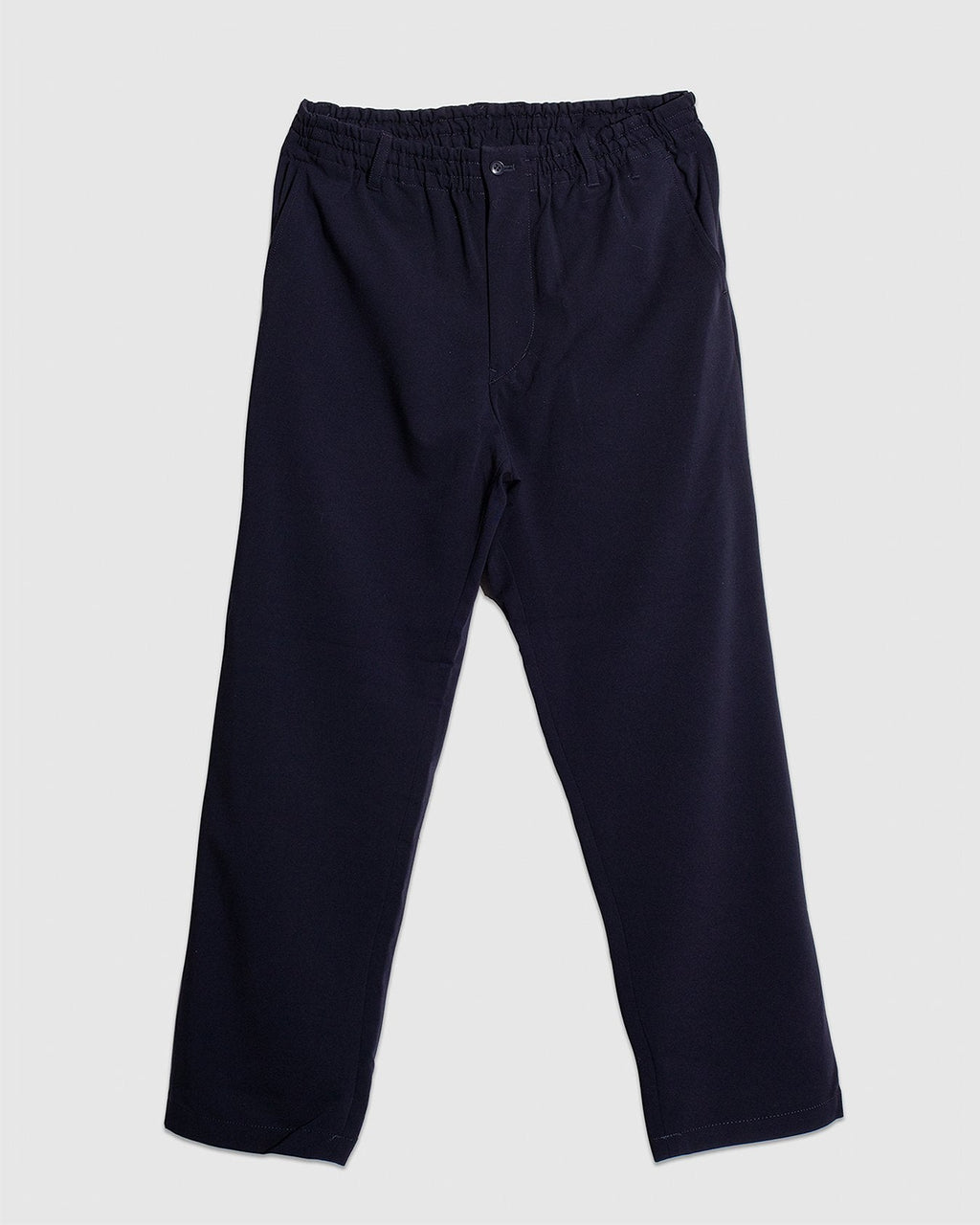 Twill Tapered Loose Fit Pants - Navy - SAGE DE CRET