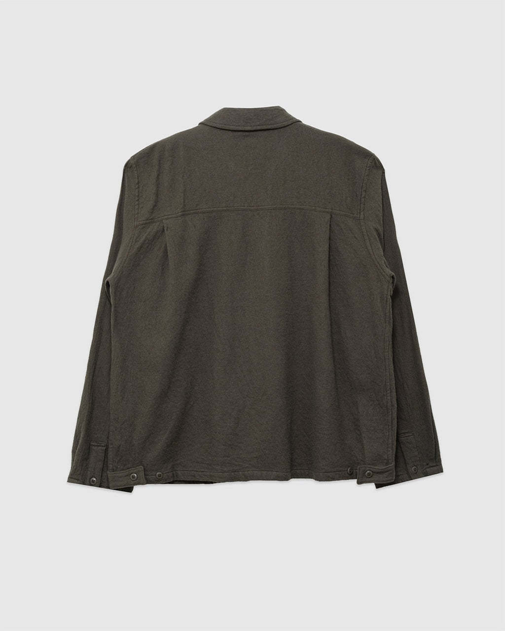 Washed Twill Shirt Jacket Olive - SAGE DE CRET