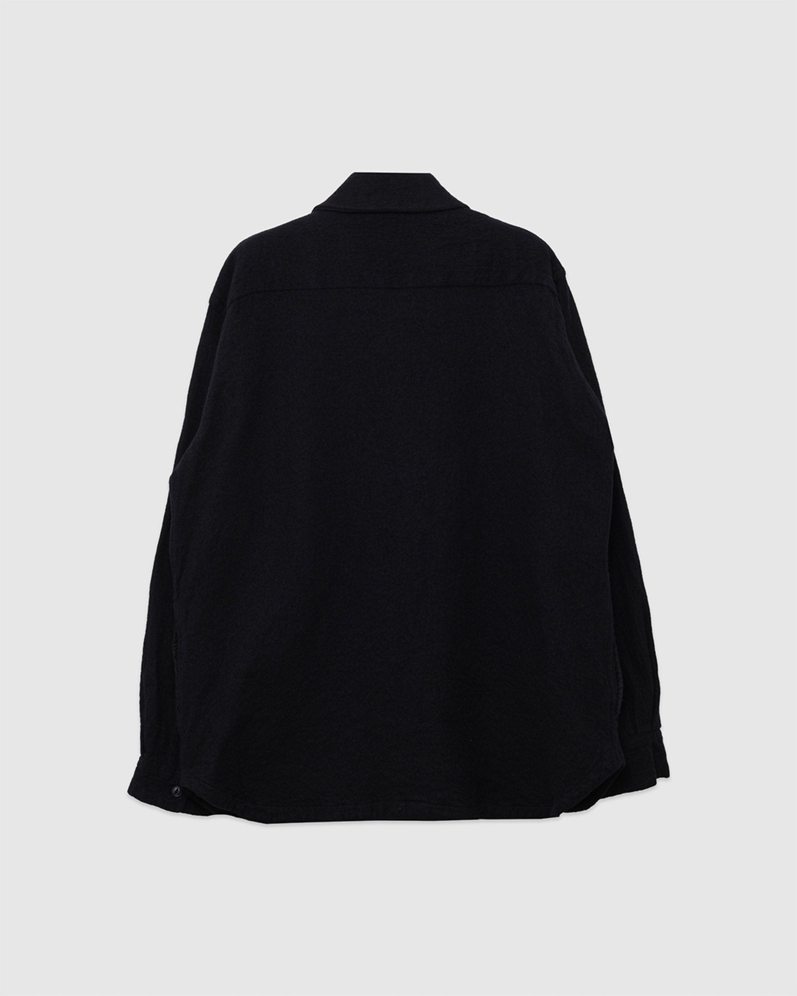 Washed Twill Work Shirt Black - SAGE DE CRET