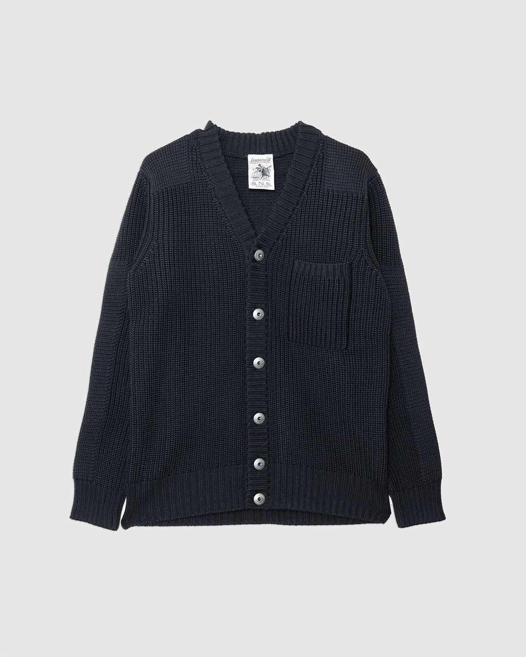 Robust Cardigan Molten Grey - SNS HERNING