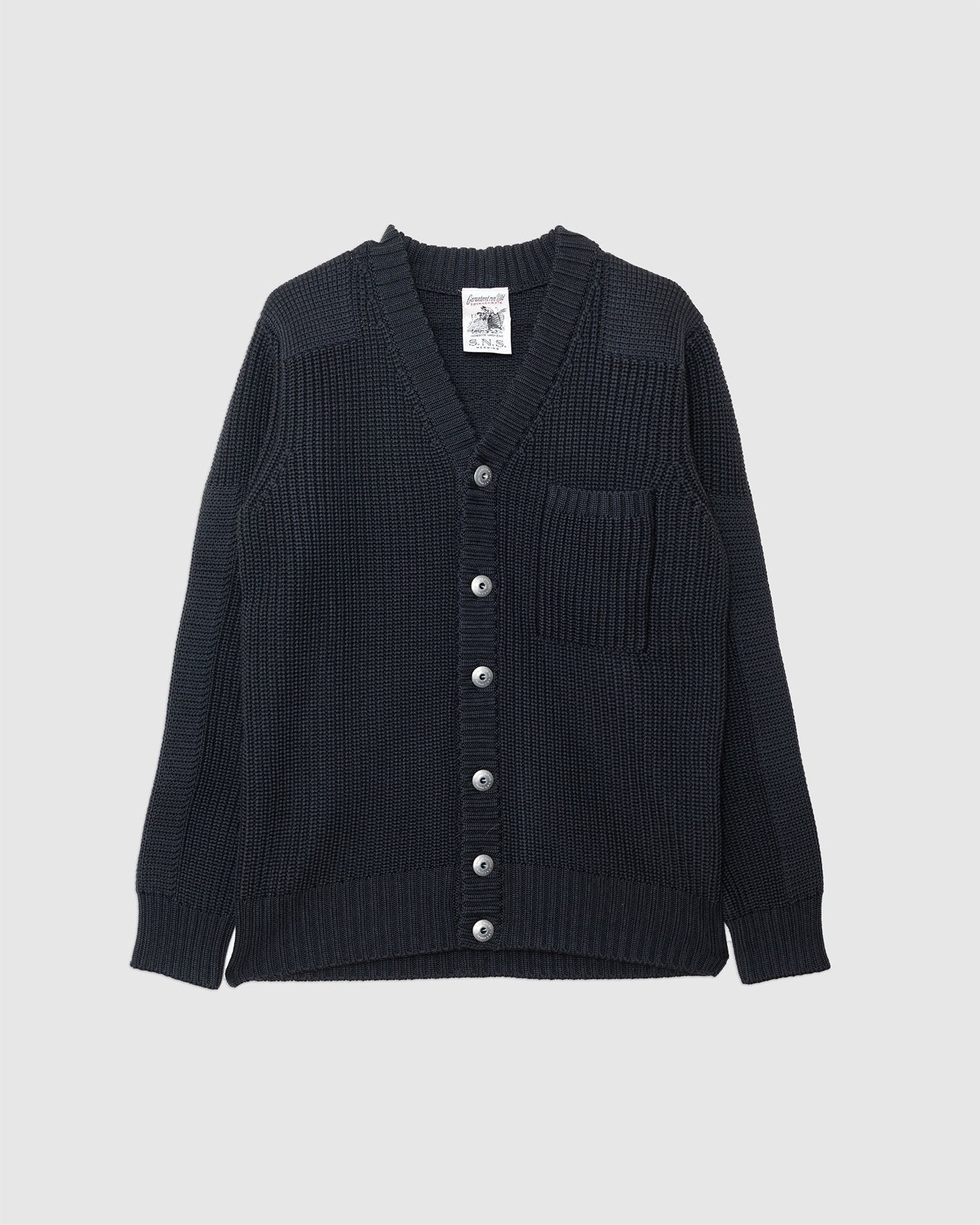 Robust Cardigan Molten Grey - SNS HERNING