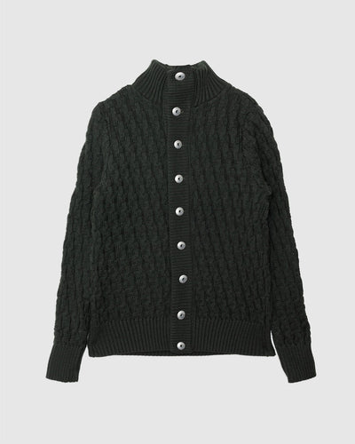 Stark Cardigan Dark Forest Green - SNS HERNING