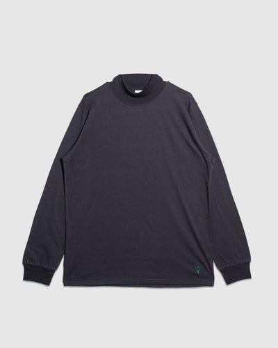 Cordura Jersey L/S Mock Neck Tee - Black - SOUTH2 WEST8