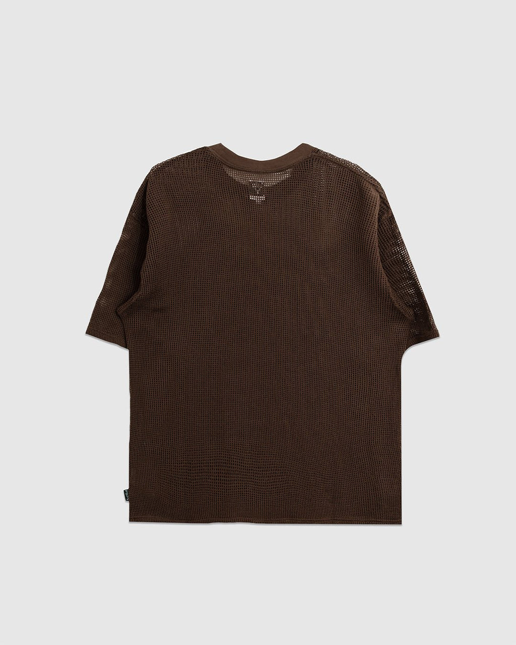 Crew Neck Tee Cotton Mesh Olive - SOUTH2 WEST8