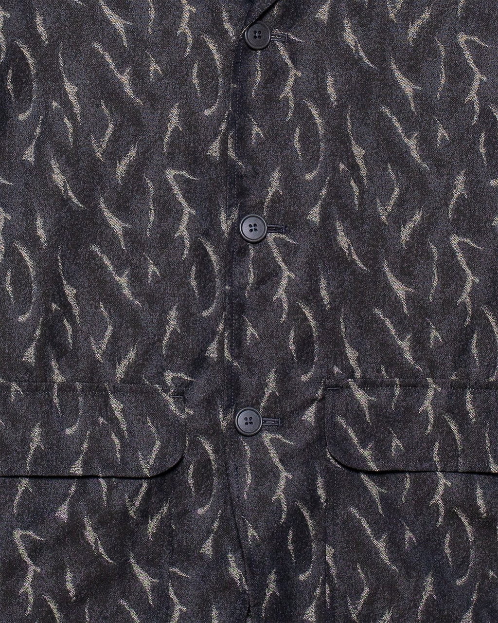 Deer Horn Camo Jacquard Pen Jacket - Olive - SOUTH2 WEST8