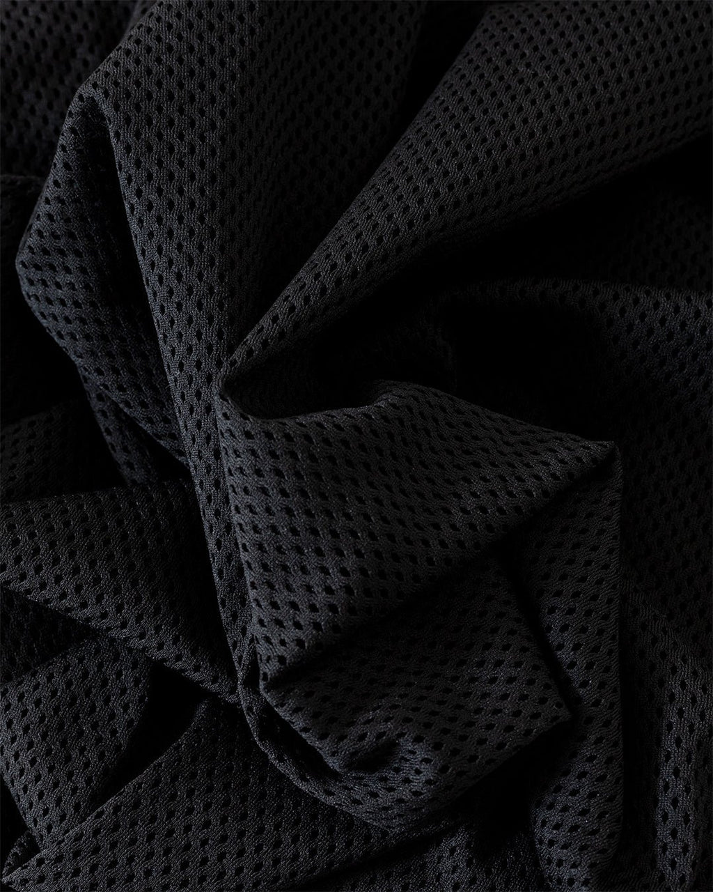 L/S Crew Neck Shirt Knit Mesh Black - SOUTH2 WEST8