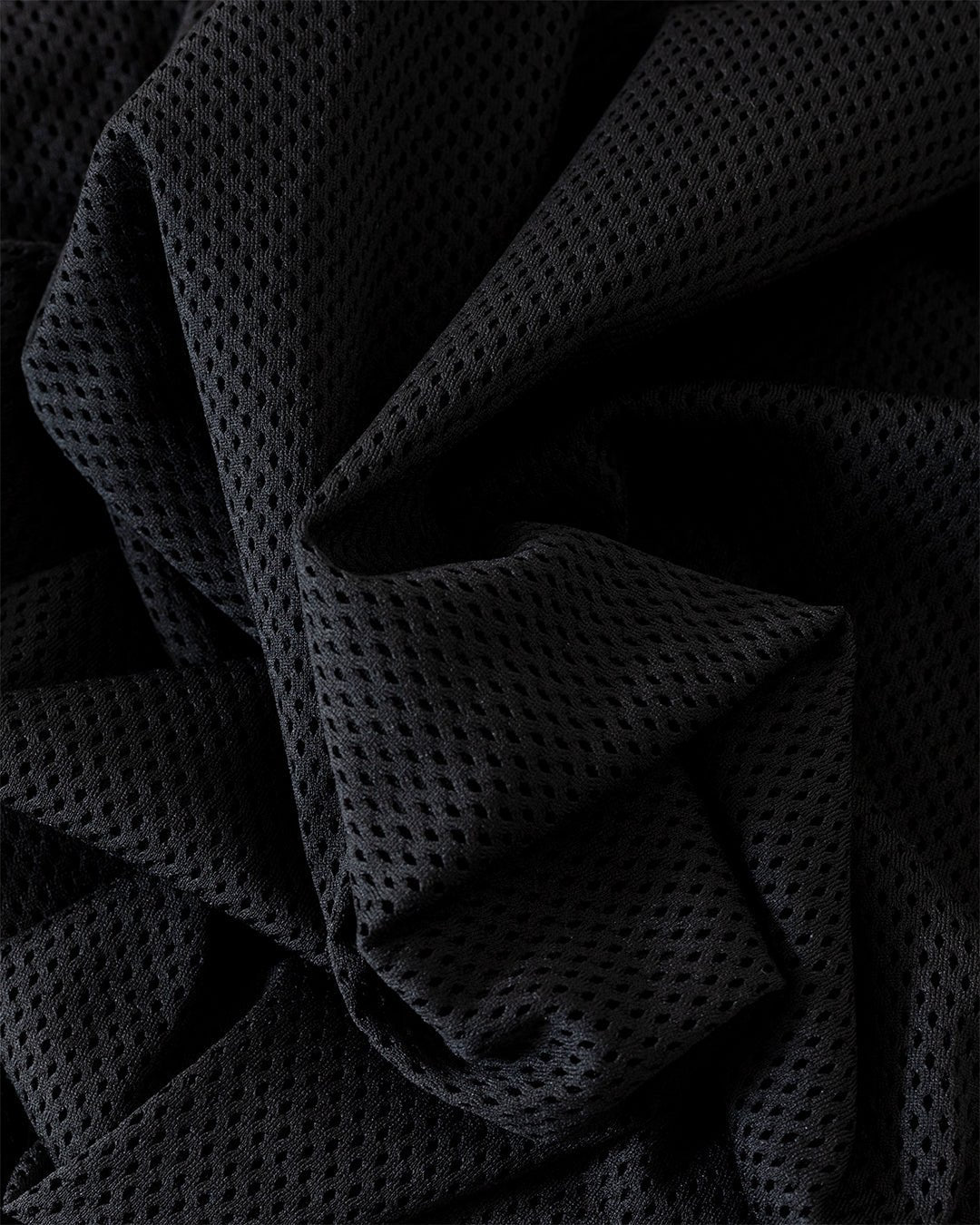 L/S Crew Neck Shirt Knit Mesh Black - SOUTH2 WEST8
