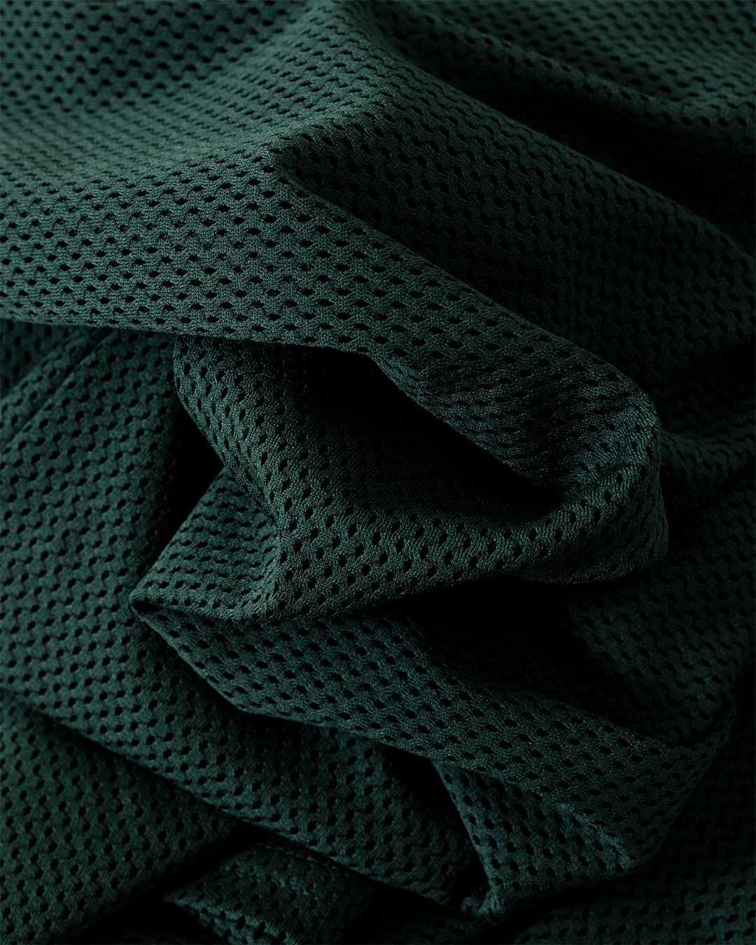 L/S Crew Neck Shirt Knit Mesh Dark Green - SOUTH2 WEST8