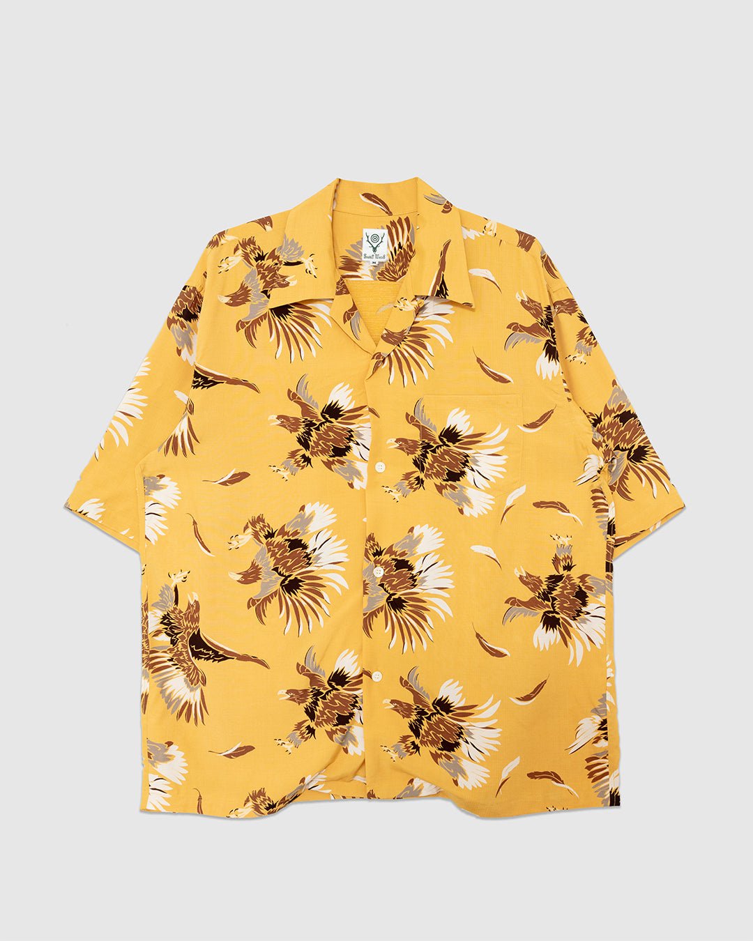 Open Collar Shirt Eagle Yellow - SOUTH2 WEST8