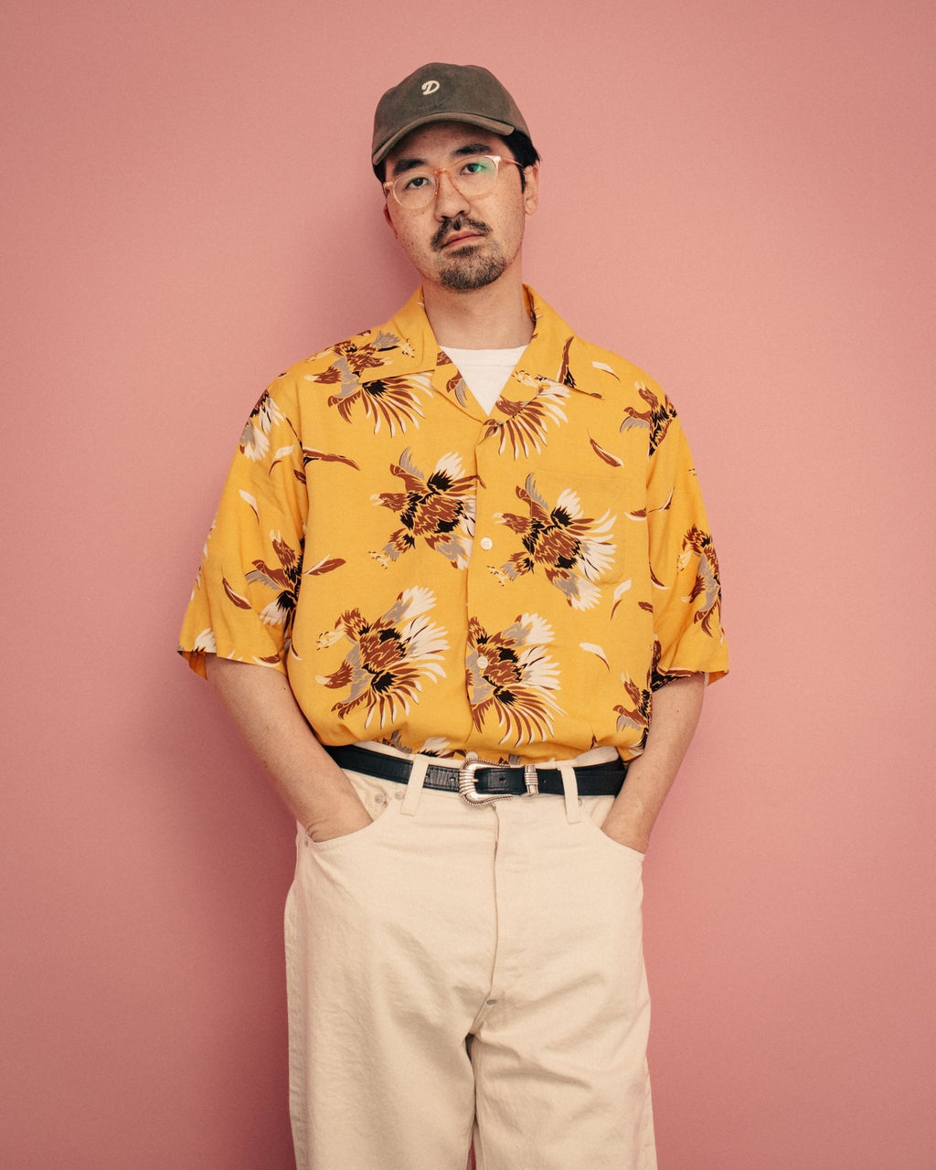 Open Collar Shirt Eagle Yellow - SOUTH2 WEST8
