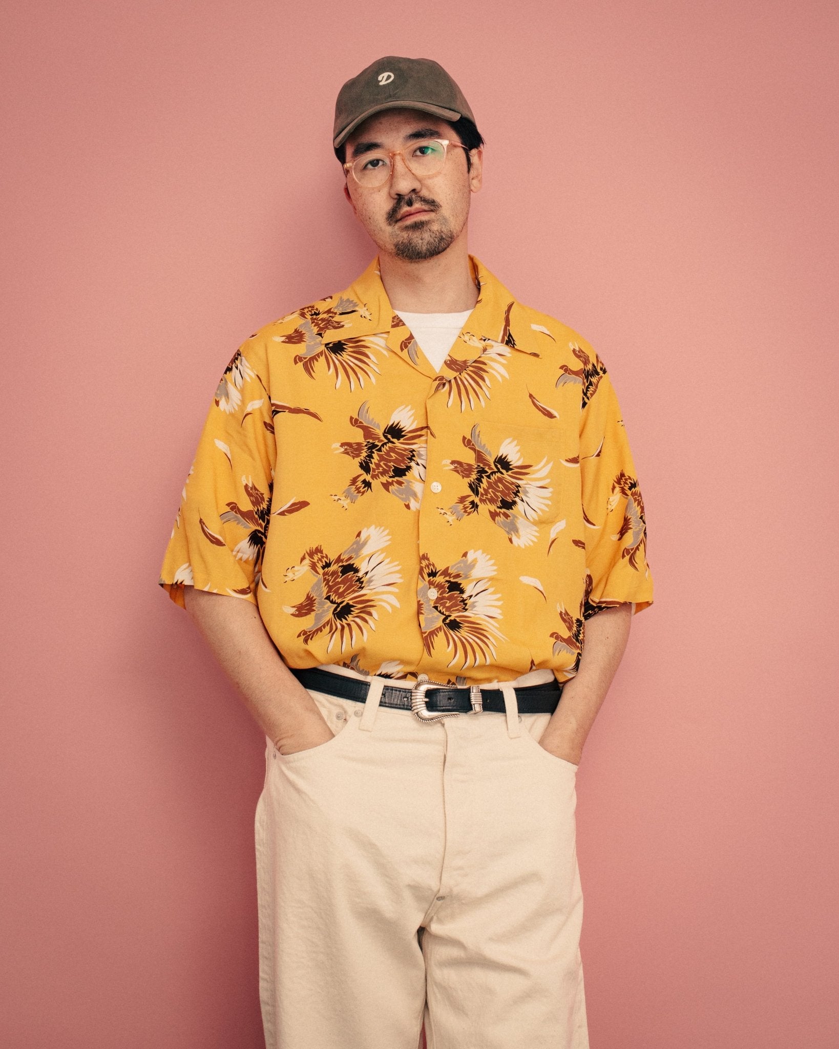 Open Collar Shirt Eagle Yellow - SOUTH2 WEST8