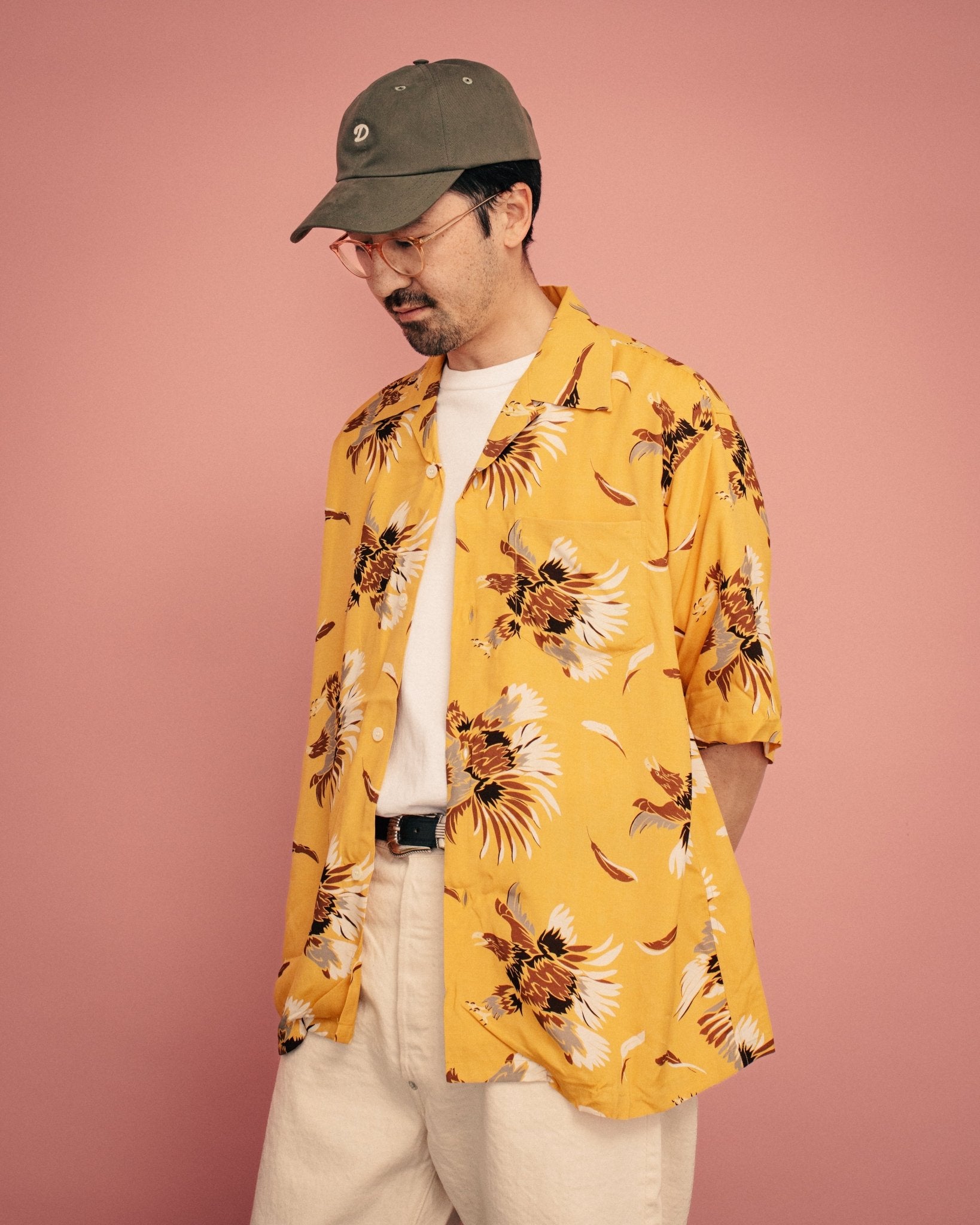 Open Collar Shirt Eagle Yellow - SOUTH2 WEST8