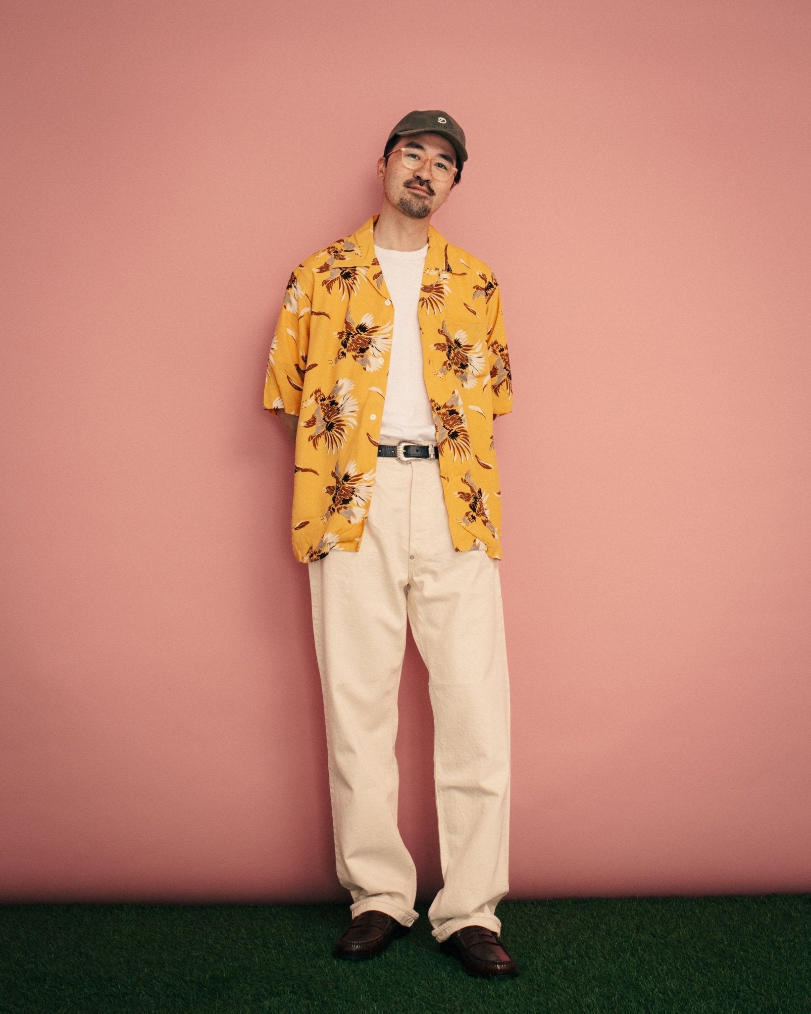 Open Collar Shirt Eagle Yellow - SOUTH2 WEST8