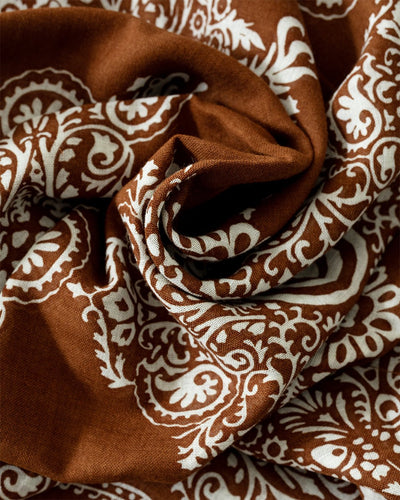 South2 West8 Stole Cotton Gauze Brown - SOUTH2 WEST8