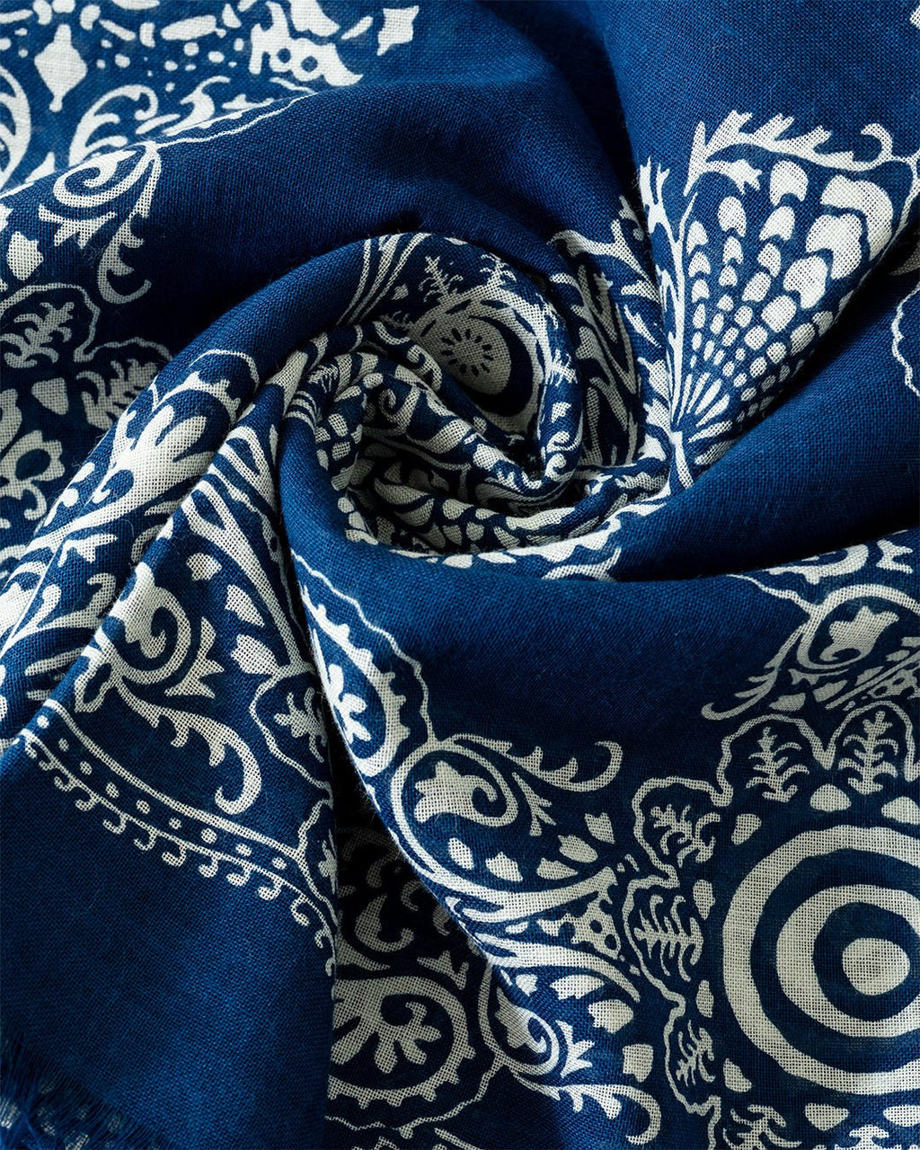 South2 West8 Stole Cotton Gauze Navy - SOUTH2 WEST8