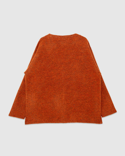 S.S. V Neck Cardigan Orange - SOUTH2 WEST8