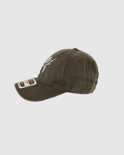 Strap Back Cap - S&T Emb Dark Olive - SOUTH2 WEST8