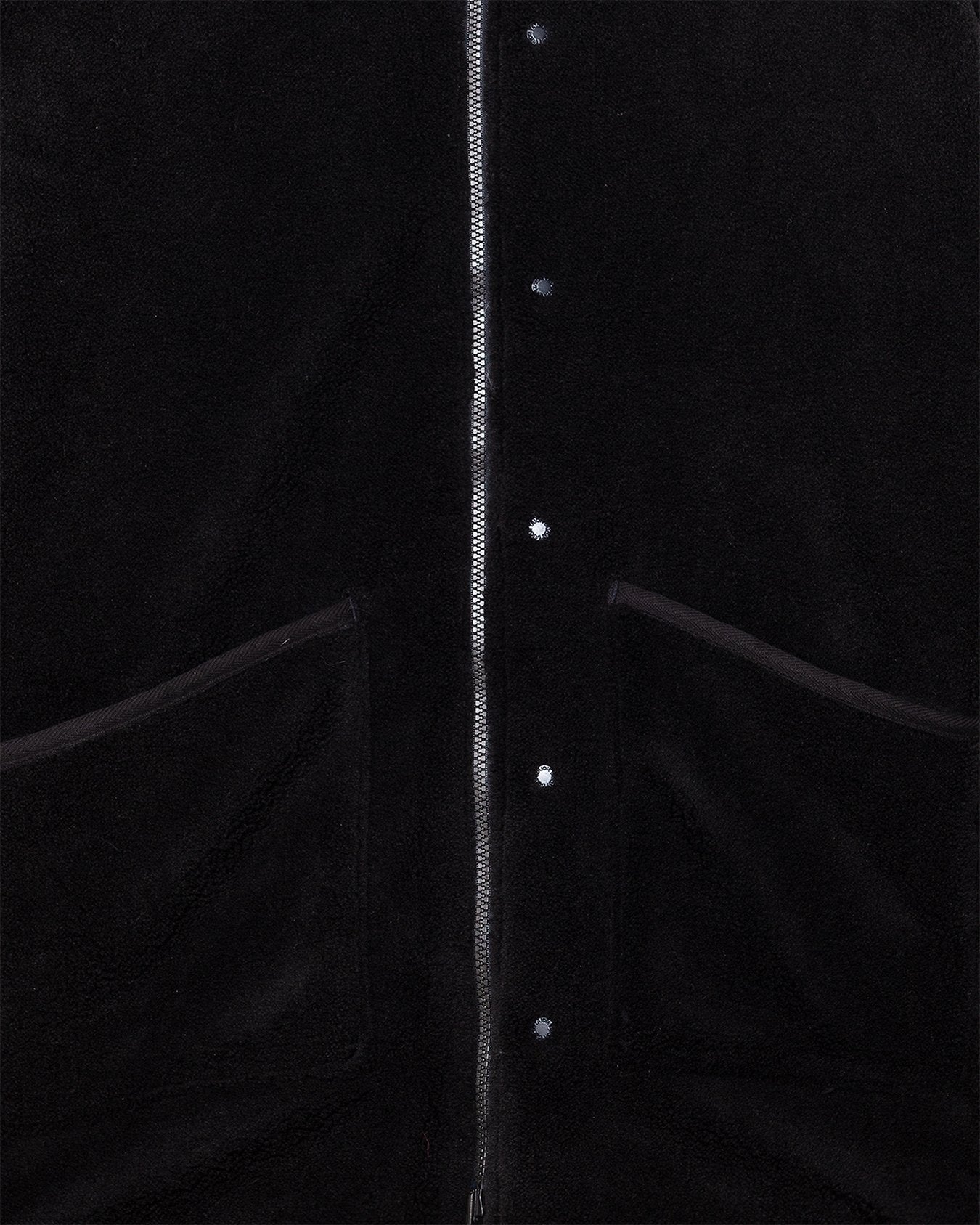 Military Reversible Down+Boa N-1 Type Jacket Black/Black - TAION