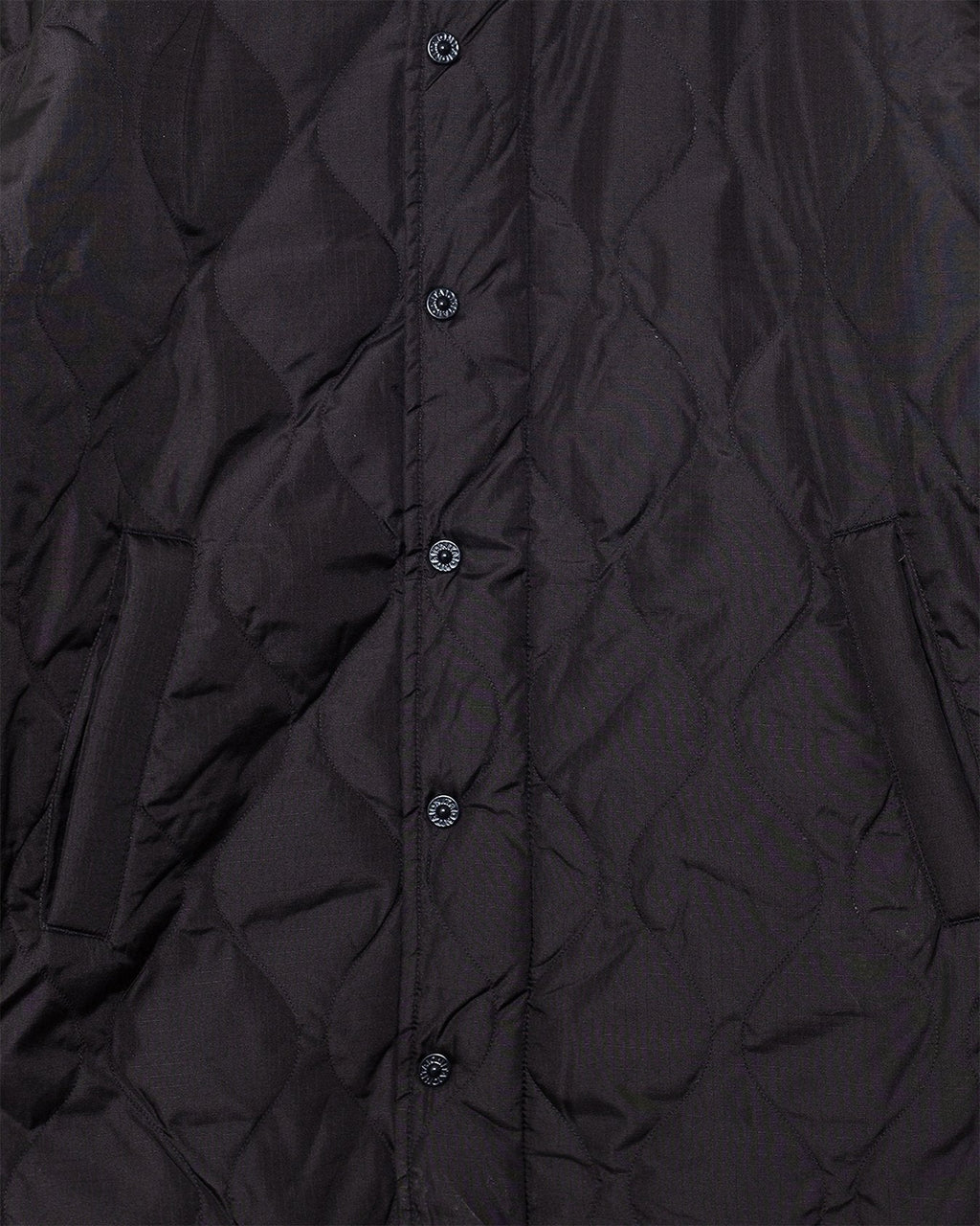 Military Reversible Down+Boa N-1 Type Jacket Black/Black - TAION