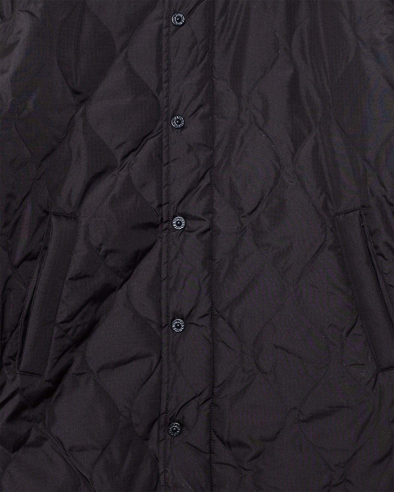 Military Reversible Down+Boa N-1 Type Jacket Black/Black - TAION
