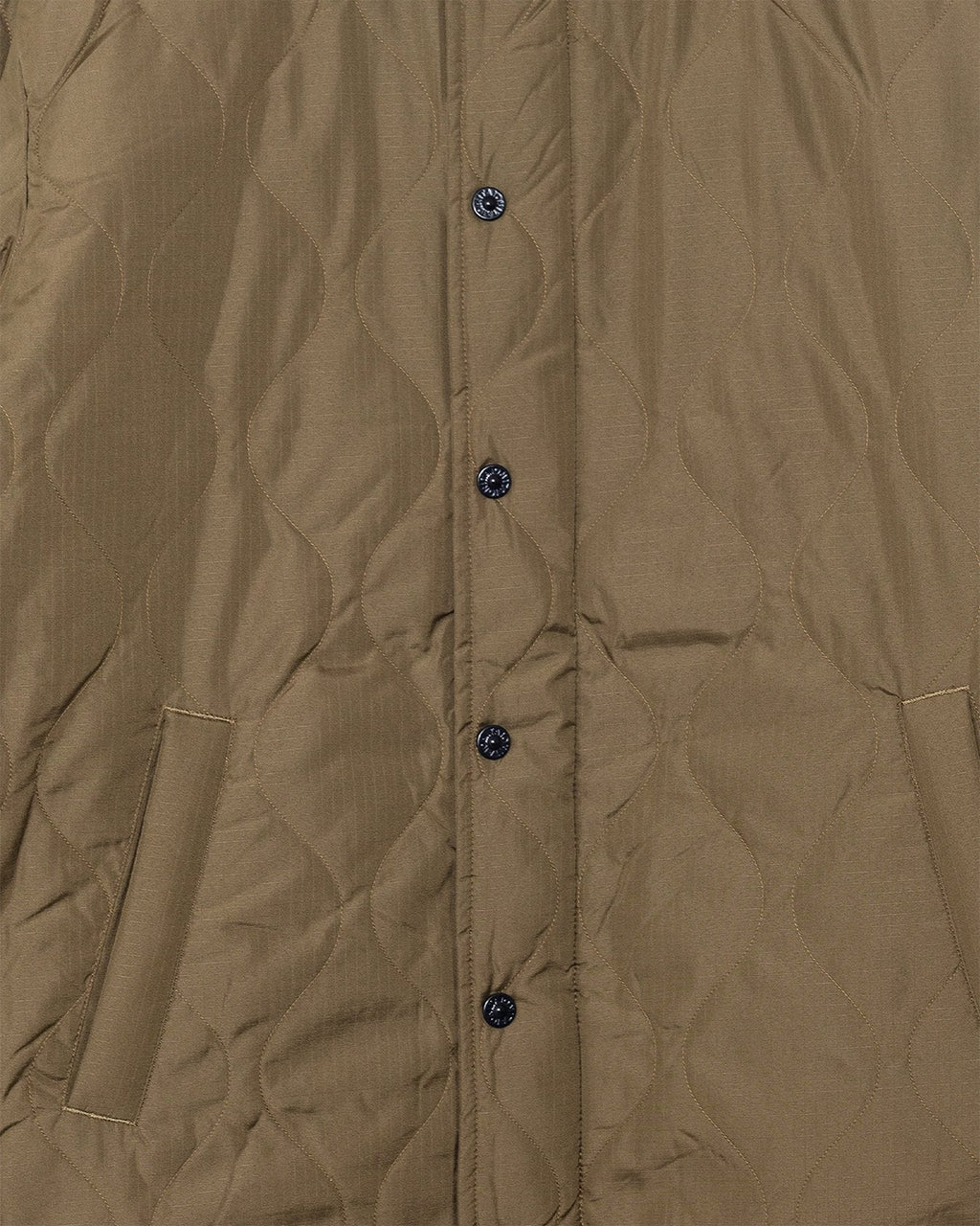 Military Reversible Down+Boa N-1 Type Jacket D.Olive/Cream - TAION