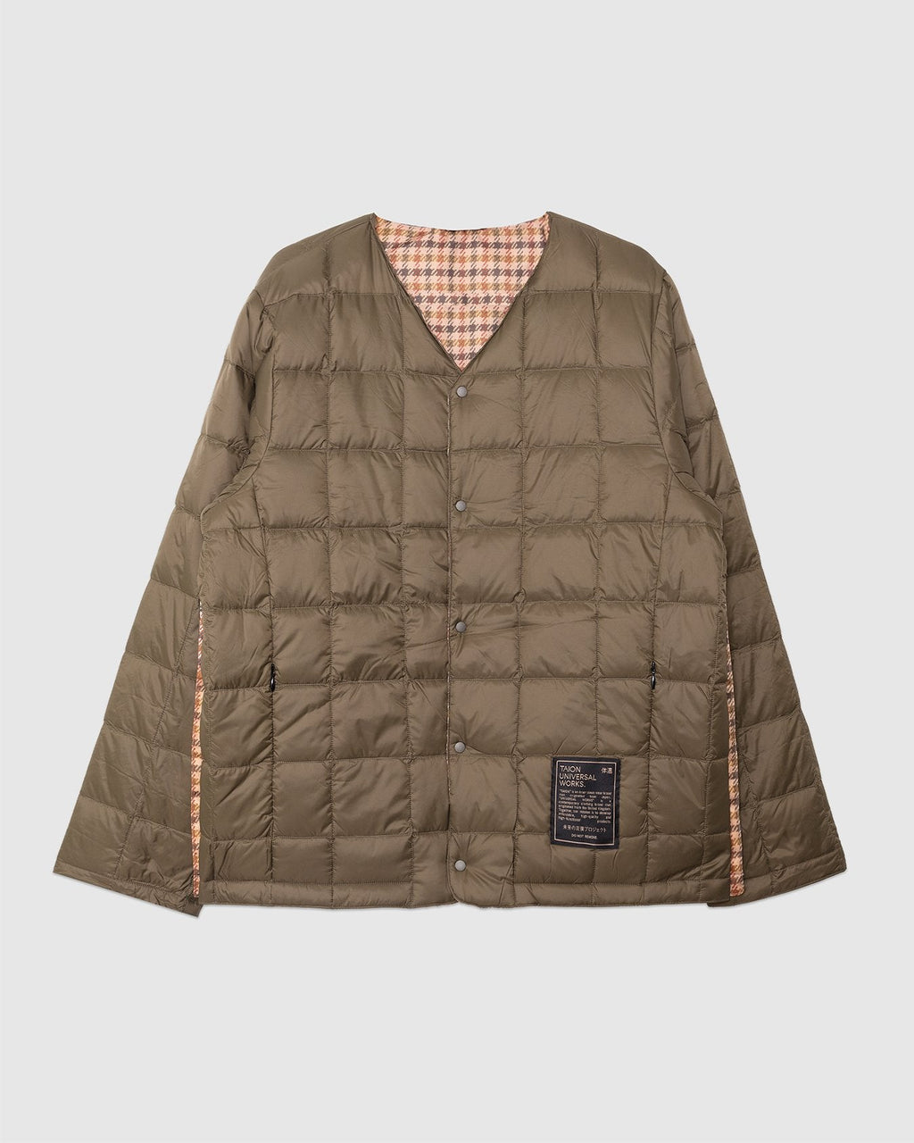 UW x Taion Reversible Military Liner Jacket Dark Olive - TAION