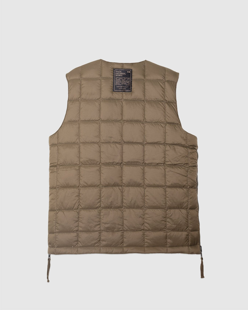 UW x Taion Reversible Military Vest Dark Olive - TAION