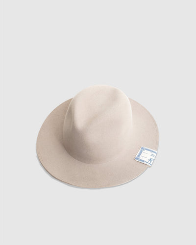 Travelers Hat 100% Merino Wool - Ivory - THE H.W. DOG & CO.
