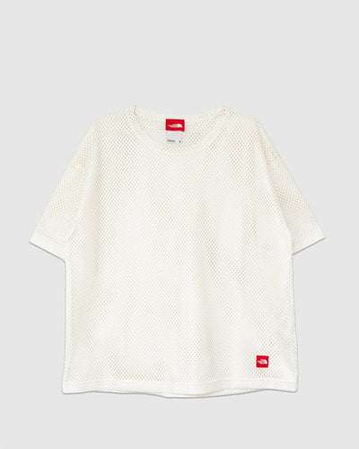 Red Box Mesh T-Shirt White Dune - THE NORTH FACE