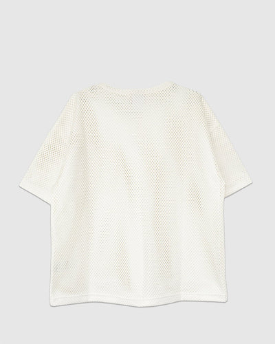 Red Box Mesh T-Shirt White Dune - THE NORTH FACE