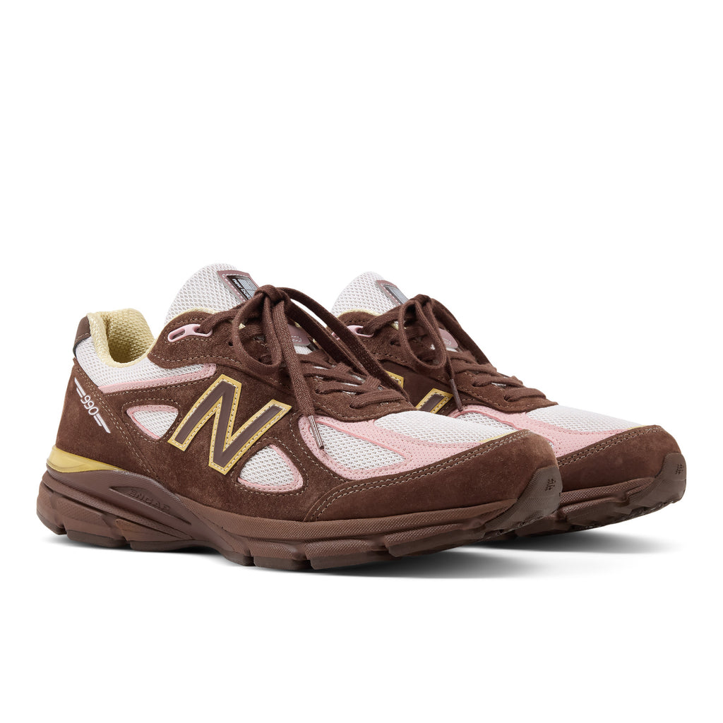 MADE in USA 990v4 Pumpernickel/Pink Chalk/Alabaster