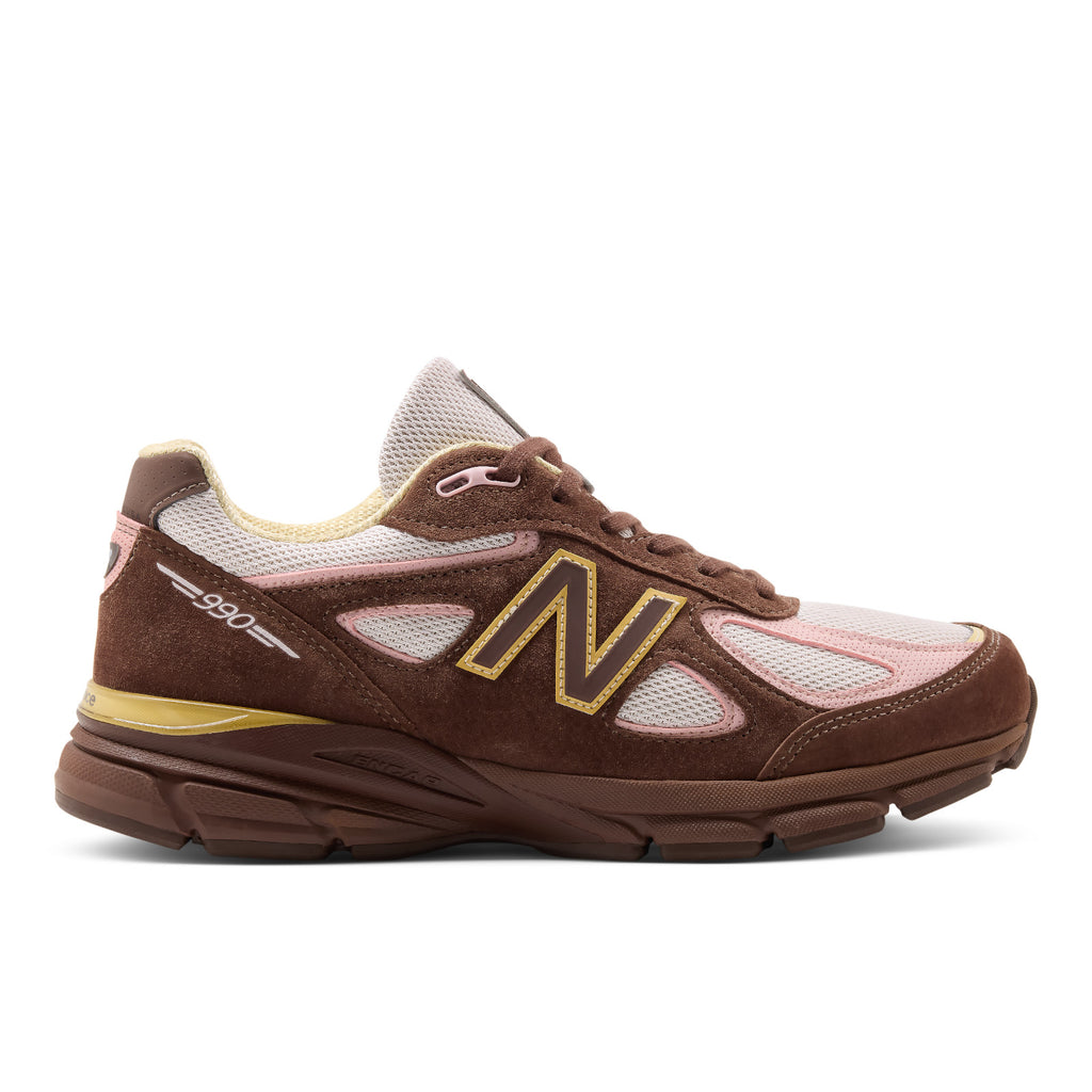 MADE in USA 990v4 Pumpernickel/Pink Chalk/Alabaster