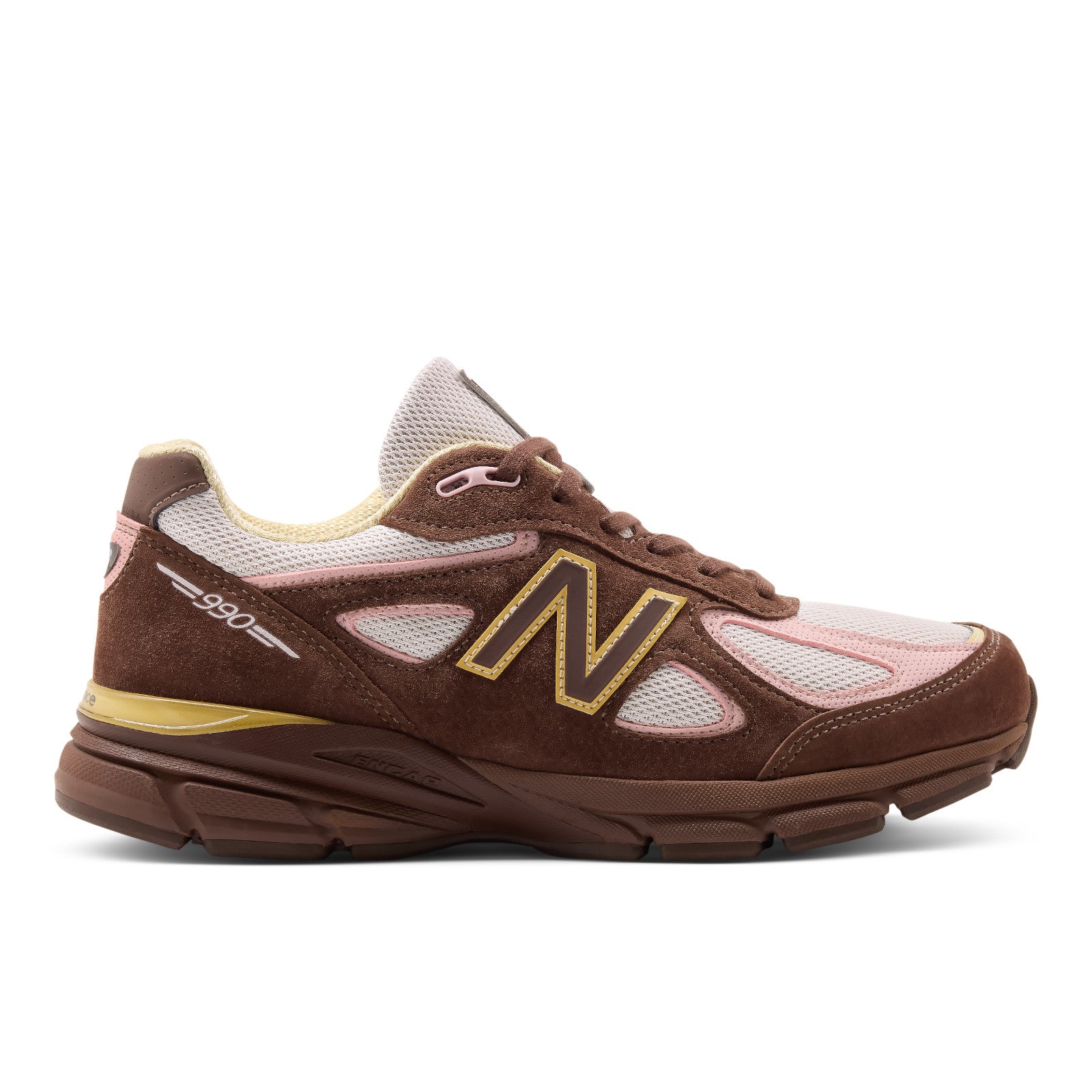 MADE in USA 990v4 Pumpernickel/Pink Chalk/Alabaster