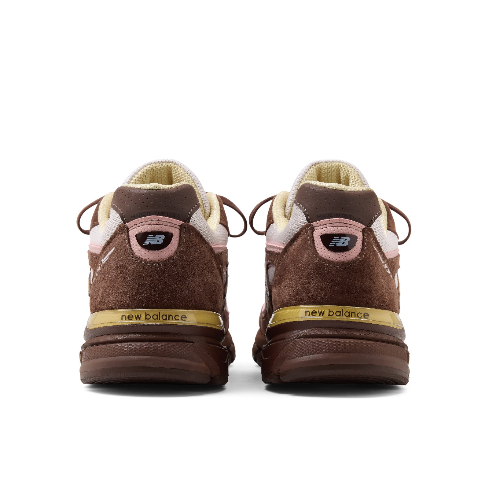 MADE in USA 990v4 Pumpernickel/Pink Chalk/Alabaster