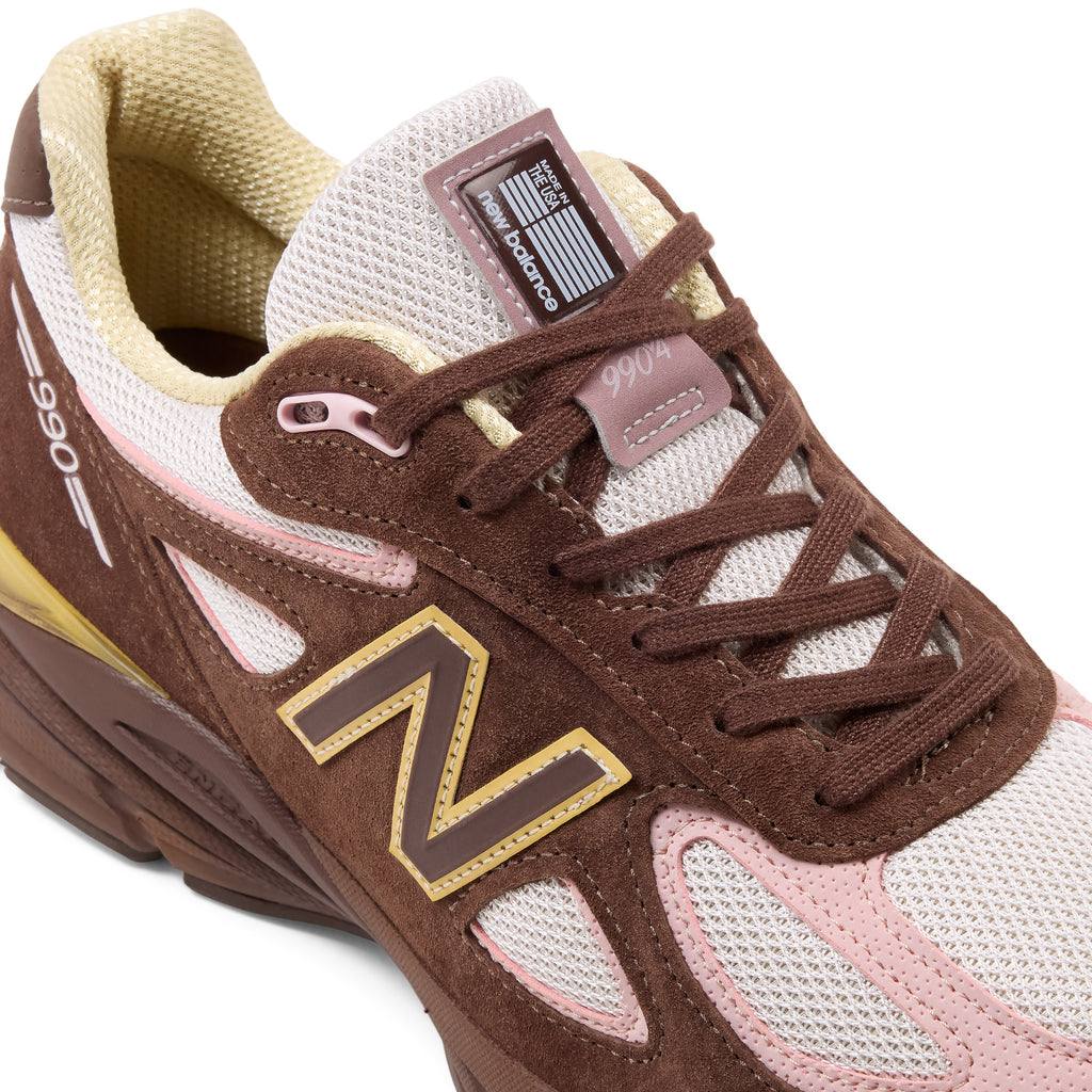 MADE in USA 990v4 Pumpernickel/Pink Chalk/Alabaster