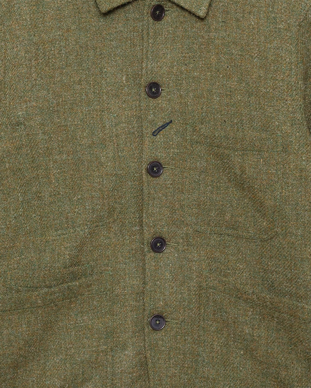 Bakers C Jacket Green Harris Tweed Plaid - UNIVERSAL WORKS