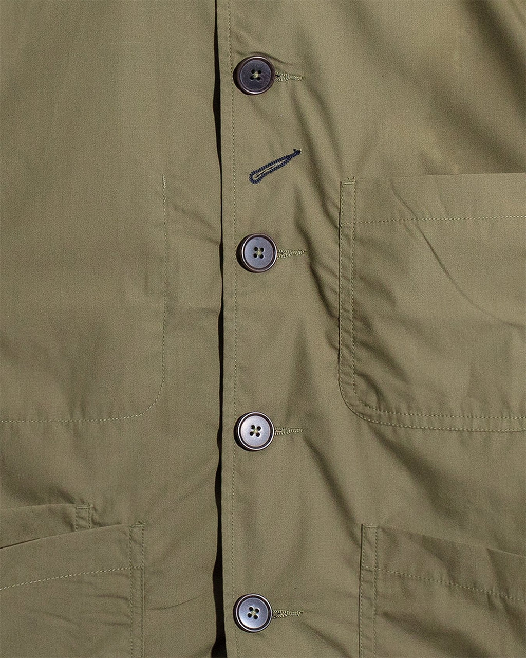 Bakers C Jacket Recycled Poly Tech - Olive - UNIVERSAL WORKS