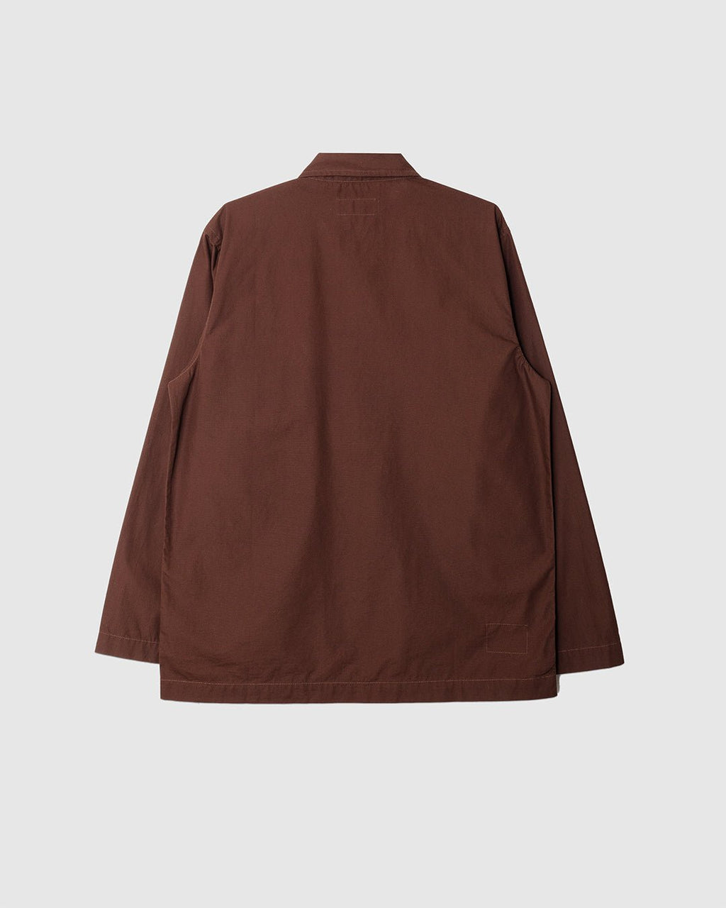 Bakers Overshirt Peached Poplin Brown - UNIVERSAL WORKS
