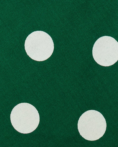 Bold Dot Print Tie Forest Green - UNIVERSAL WORKS
