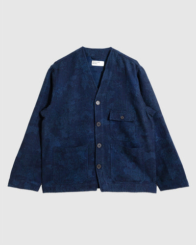 Cabin Jacket Denim Camo Black/Indigo - UNIVERSAL WORKS