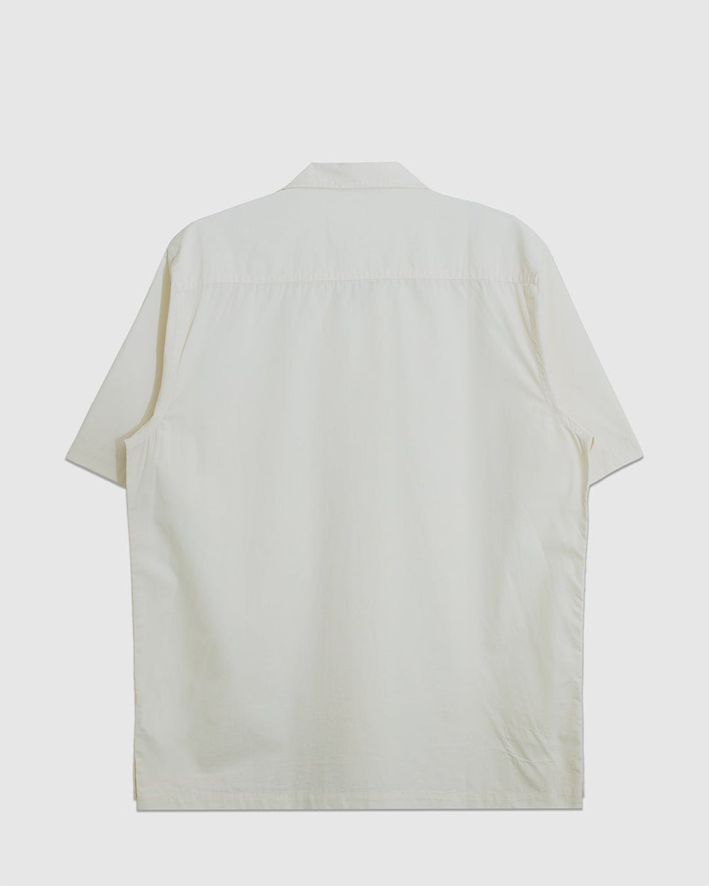 Camp Shirt Broadcloth Ecru - UNIVERSAL WORKS